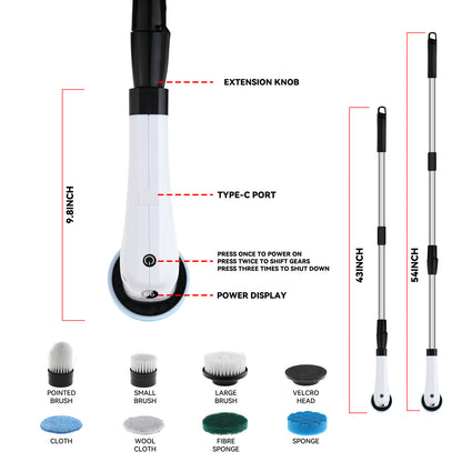 Brosse Électrique 7-en-1